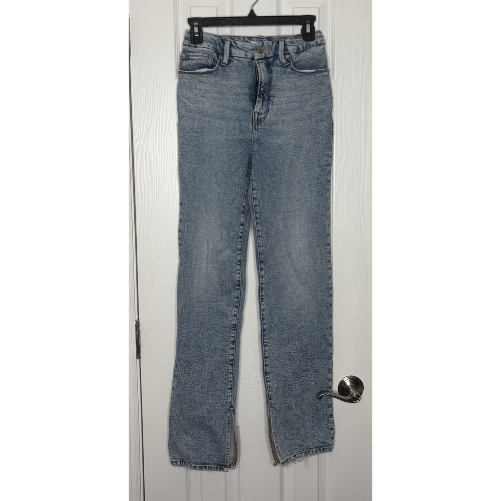 Good American Women's Denim Light Wash Jeans Blue Size 2/26